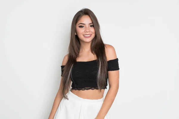 Chica adolescente feliz — Foto de Stock