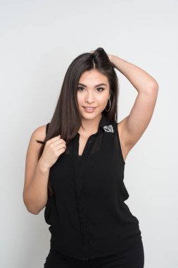 Happy Hispanic Woman