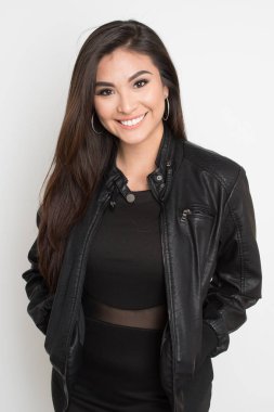 Happy Hispanic Woman