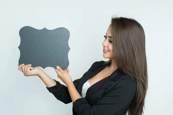 Feliz mujer de negocios hispana — Foto de Stock