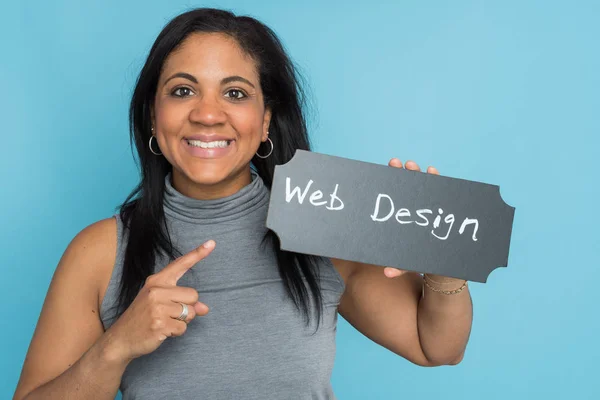 Female Web Designer — Stock Photo, Image