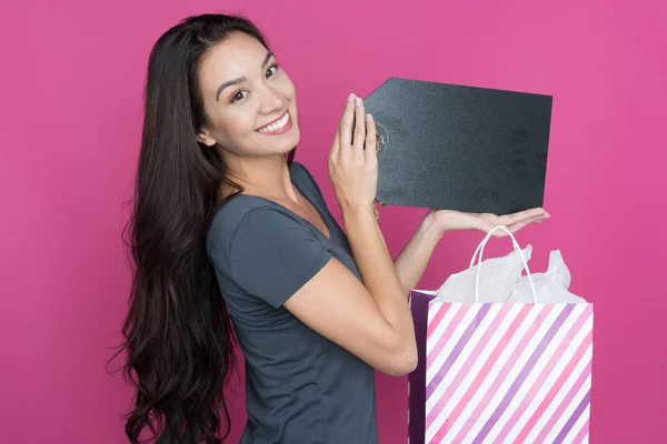 Young Woman Shopping — Stock Photo, Image
