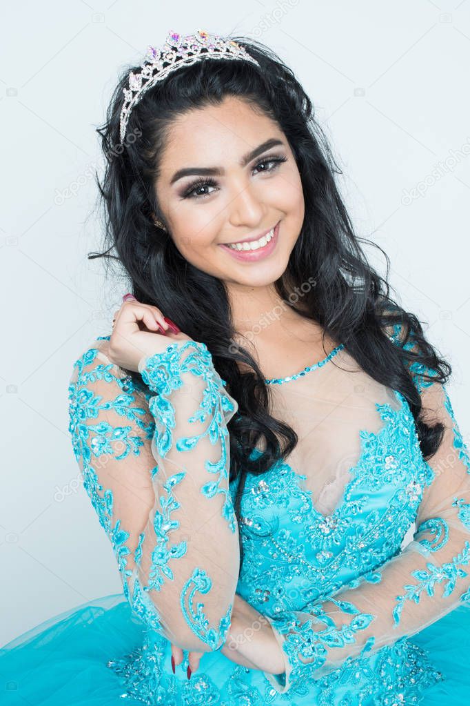Teen In Prom Dress
