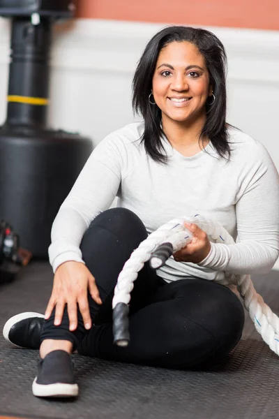 Inicio Gimnasio Entrenamiento —  Fotos de Stock