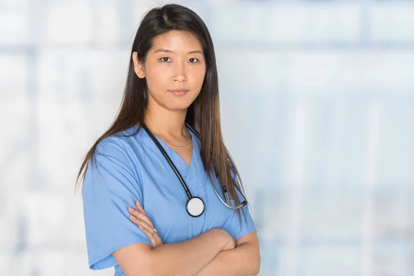 Verpleegkundige in het ziekenhuis — Stockfoto