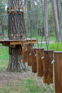  macera halat Parkı sıcak ve güneşli yaz veya bahar günü