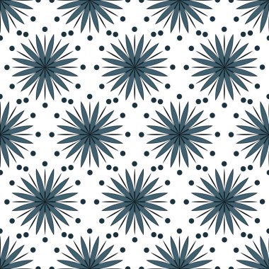 Eps10 dosyası. Sorunsuz çiçek geometrik desenli. Vintage adam