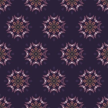 Eps10 dosyası. Sorunsuz çiçek geometrik desenli. Vintage adam