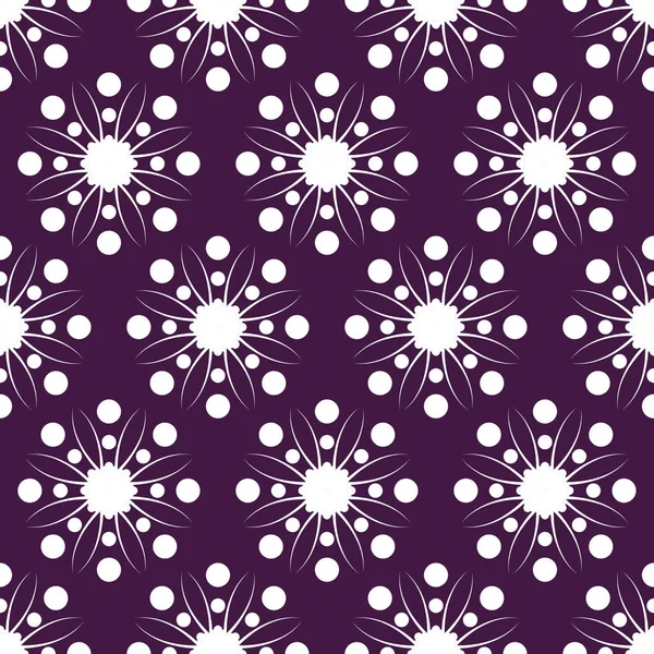 Eps10 Datei. nahtlose florale geometrische Muster. Vintage Backgroun — Stockvektor