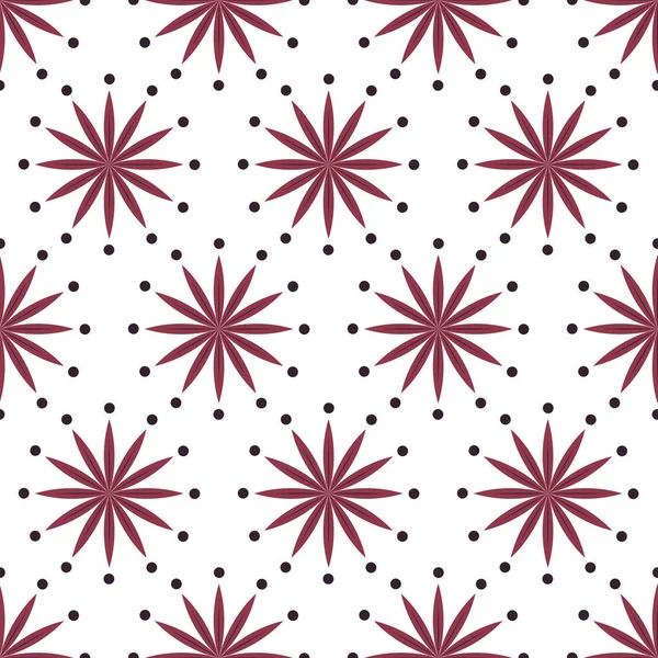 Eps10 Datei. nahtlose florale geometrische Muster. Vintage Backgroun — Stockvektor