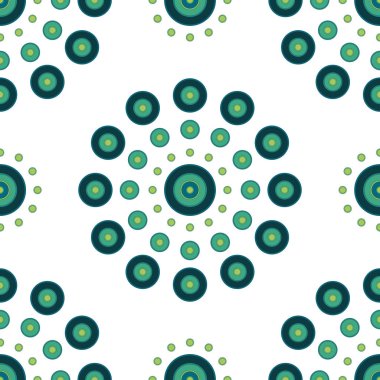 Eps10 dosyası. Sorunsuz çiçek geometrik desenli. Vintage adam