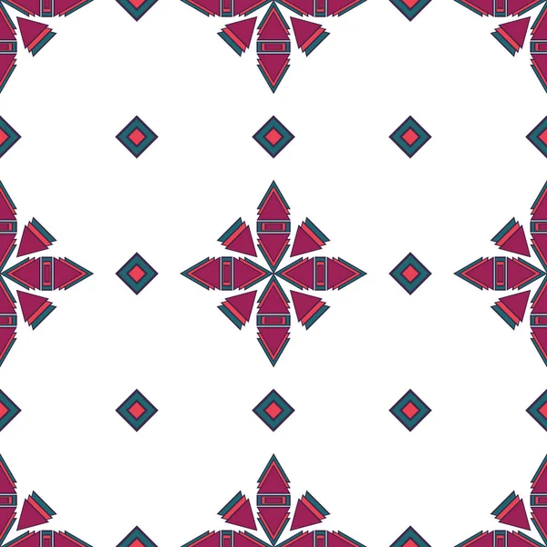 Eps10 αρχείο. Απρόσκοπτη floral γεωμετρικό μοτίβο. Vintage backgroun — Διανυσματικό Αρχείο