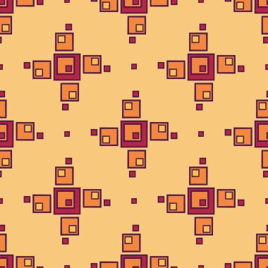 Eps10 dosyası. Sorunsuz çiçek geometrik desenli. Vintage adam