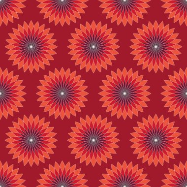 Eps10 dosyası. Sorunsuz çiçek geometrik desenli. Vintage adam