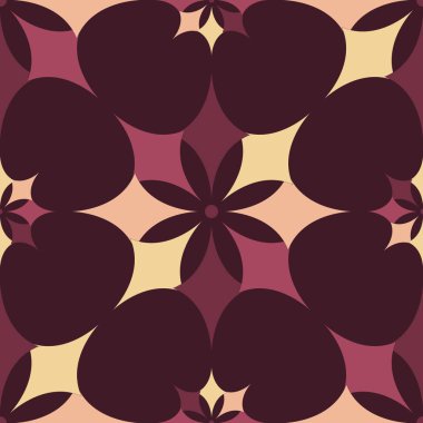 Eps10 dosyası. Sorunsuz çiçek geometrik desenli. Vintage adam