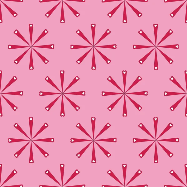Fichier EPS10. Motif géométrique floral sans couture. Backgroun vintage — Image vectorielle