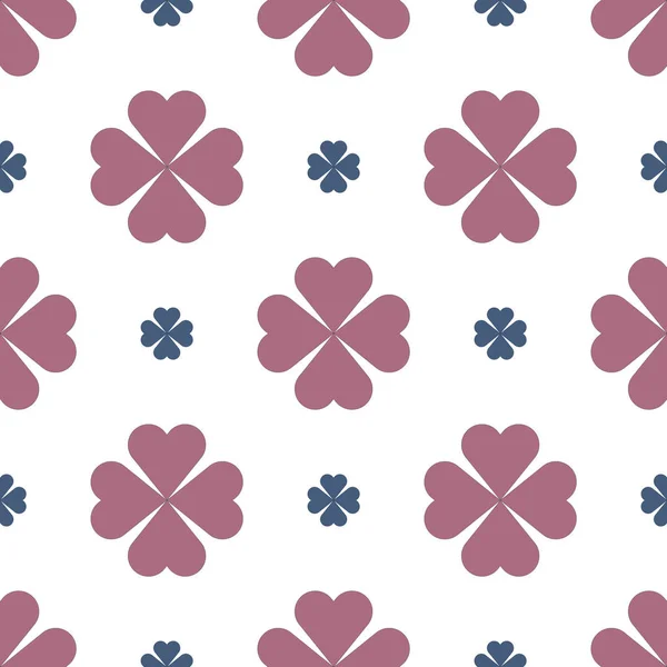 EPS10 file. Seamless floral geometric pattern. Vintage backgroun — Stock Vector