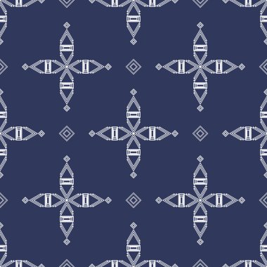 Eps10 dosyası. Sorunsuz çiçek geometrik desenli. Vintage adam