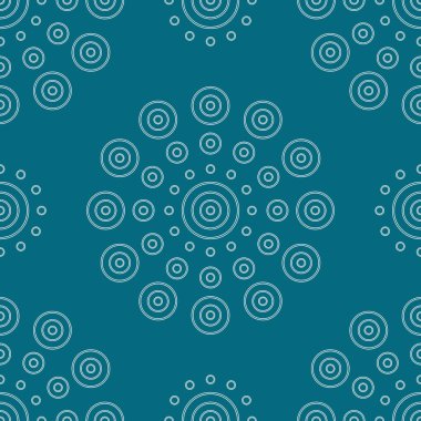 Eps10 dosyası. Sorunsuz çiçek geometrik desenli. Vintage adam