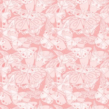 Vektör turuncu kelebek dokusu pürüzsüz arkaplan çizimi