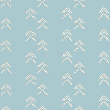 Vektör beyaz geometrik sembolsüz desen mavi arkaplan