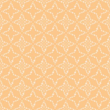 Vektör beyaz noktalı yıldızlar ve dairesiz sarı arkaplan