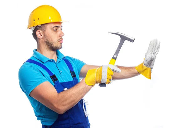 Builder - Construction Worker — Stock Photo, Image