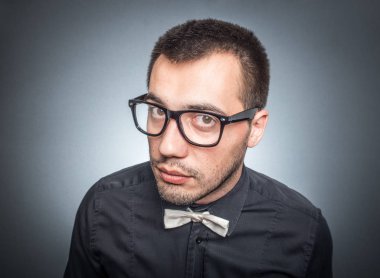 Sıkı stylished adam portresi