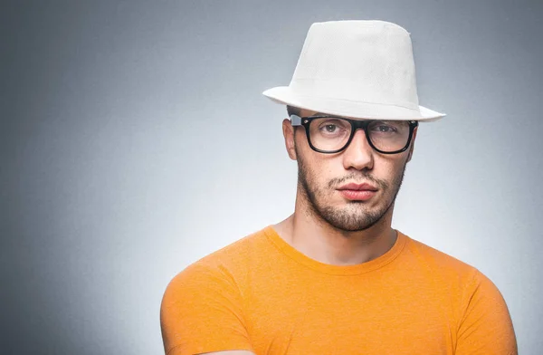 Portrait of trendy young man — Stock Photo, Image