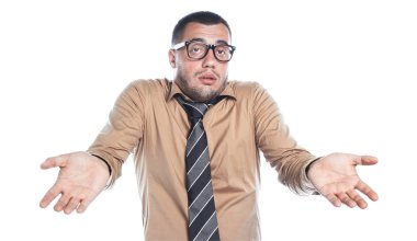 İflas, üzerinde beyaz izole