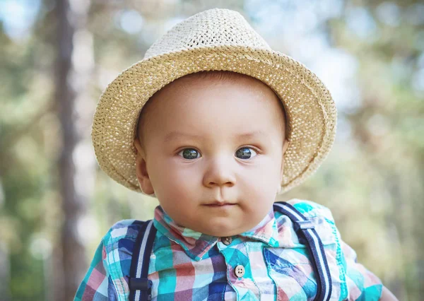 Close up of baby boy — Stock Photo, Image