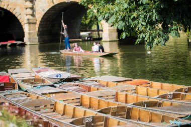 Nehir Cherwell Oxford tarih içinde tüm tekne