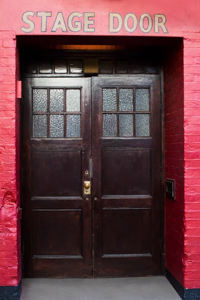 Close Up Of Theatre Stage Door