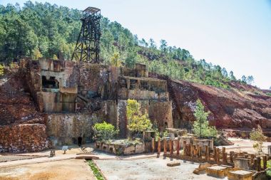 Ro Tinto Minas (eski İngiliz madencilik), Endülüs, İspanya.