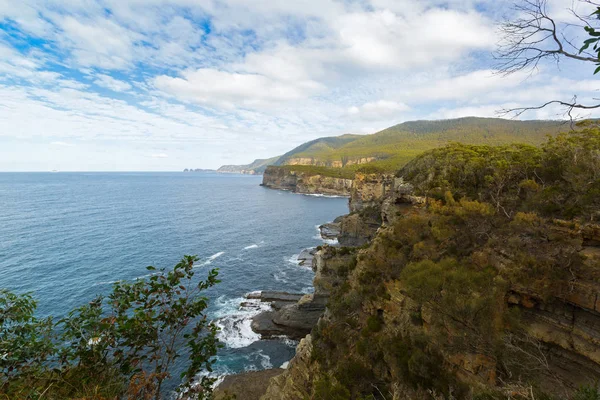 Lookout view of Pirates Bay at Tasman National Park,  Tasmania,