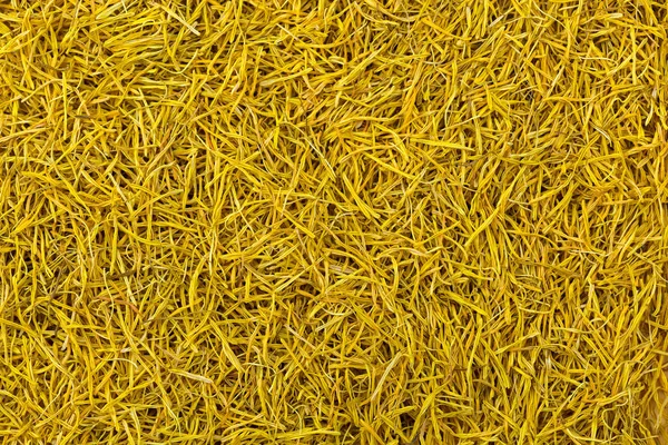 Textura de seco Sagrado índio Lotus amarelo estame flor para fazer chá de ervas — Fotografia de Stock