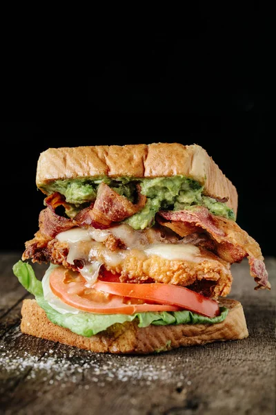 Blt Sandwich Chicken Avocado — Stock Photo, Image