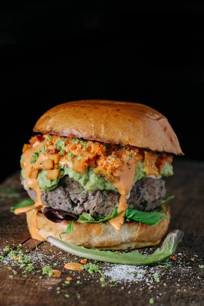 Hambúrguer Vegetariano Estilo Sul — Fotografia de Stock