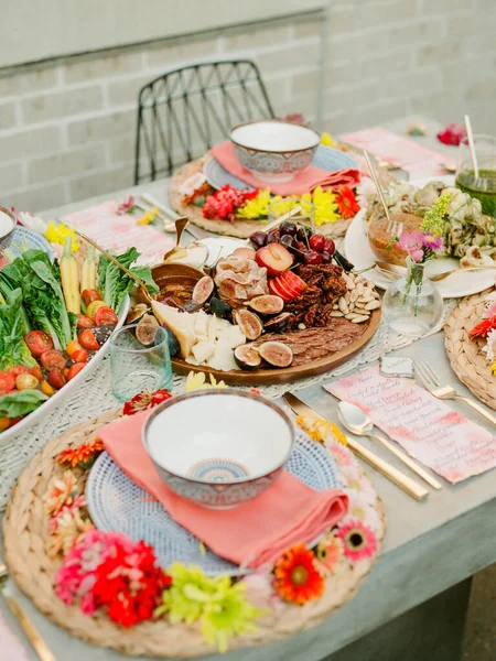 Summertime dining in style with farm to table produce