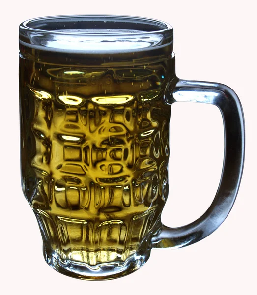 Glass Light Beer — Stock Photo, Image