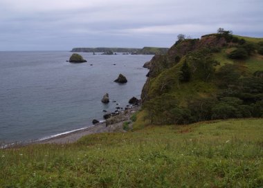 Shikotan Pasifik Körfezi Island