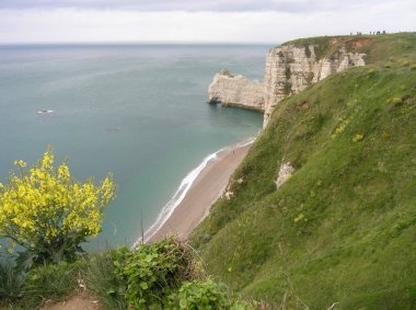 Normandiya (Etretat deniz kıyısı)