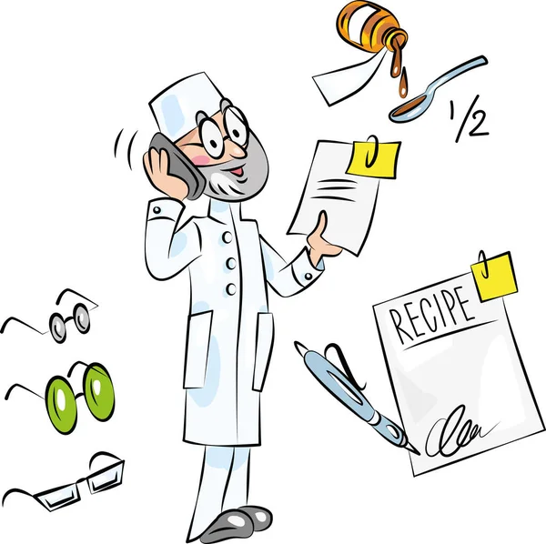 Doktor telefonda reçete yazdırıyor.