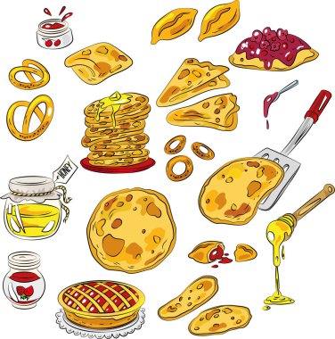 gözleme reçeli ballı simit pişirme seti
