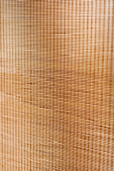 Cortina de linho close-up grande tecelagem — Fotografia de Stock