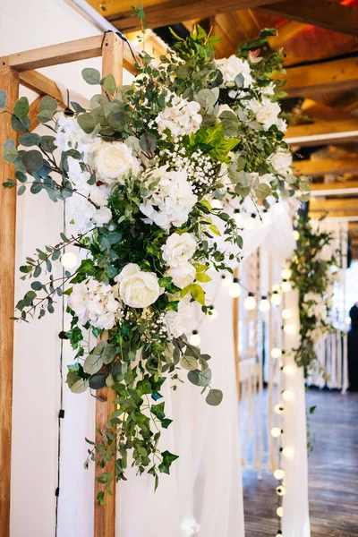 Decoración de flores. Registro de boda de campo — Foto de Stock