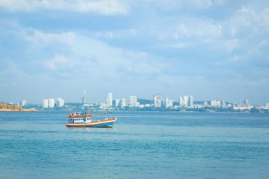 Balıkçı teknesi Pattaya Tayland