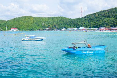 Chon Buri Tayland - 8 Ocak 2018: Sürat teknesi Park b