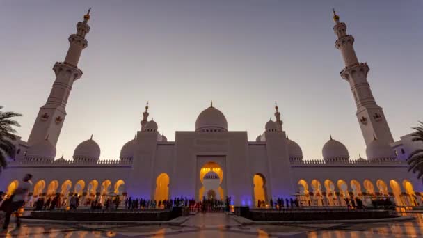 Grande Mesquita do Xeque Zayed, Abu Dhabi — Vídeo de Stock