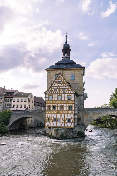 El histórico ayuntamiento de Bamberg, Alemania Imagen De Stock
